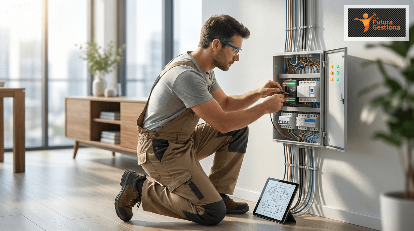 Operaciones de montaje de instalaciones eléctricas de baja tensión y domóticas en edificios (ELES0208)